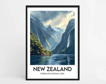 New Zealand poster - New Zealand souvenir