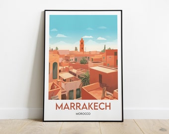 Poster di Marrakech - Poster del Marocco - Souvenir del Marocco
