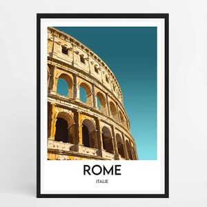 Rome Poster - Rome Travel Poster - Tourism Poster - Home Decor - Italy Poster
