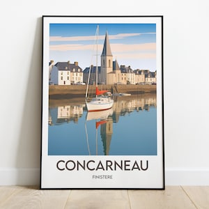 Concarneau-Plakat - Bretagne Finistère