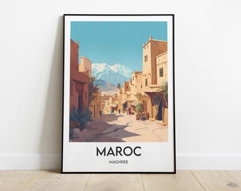 Morocco Poster - Morocco Souvenir