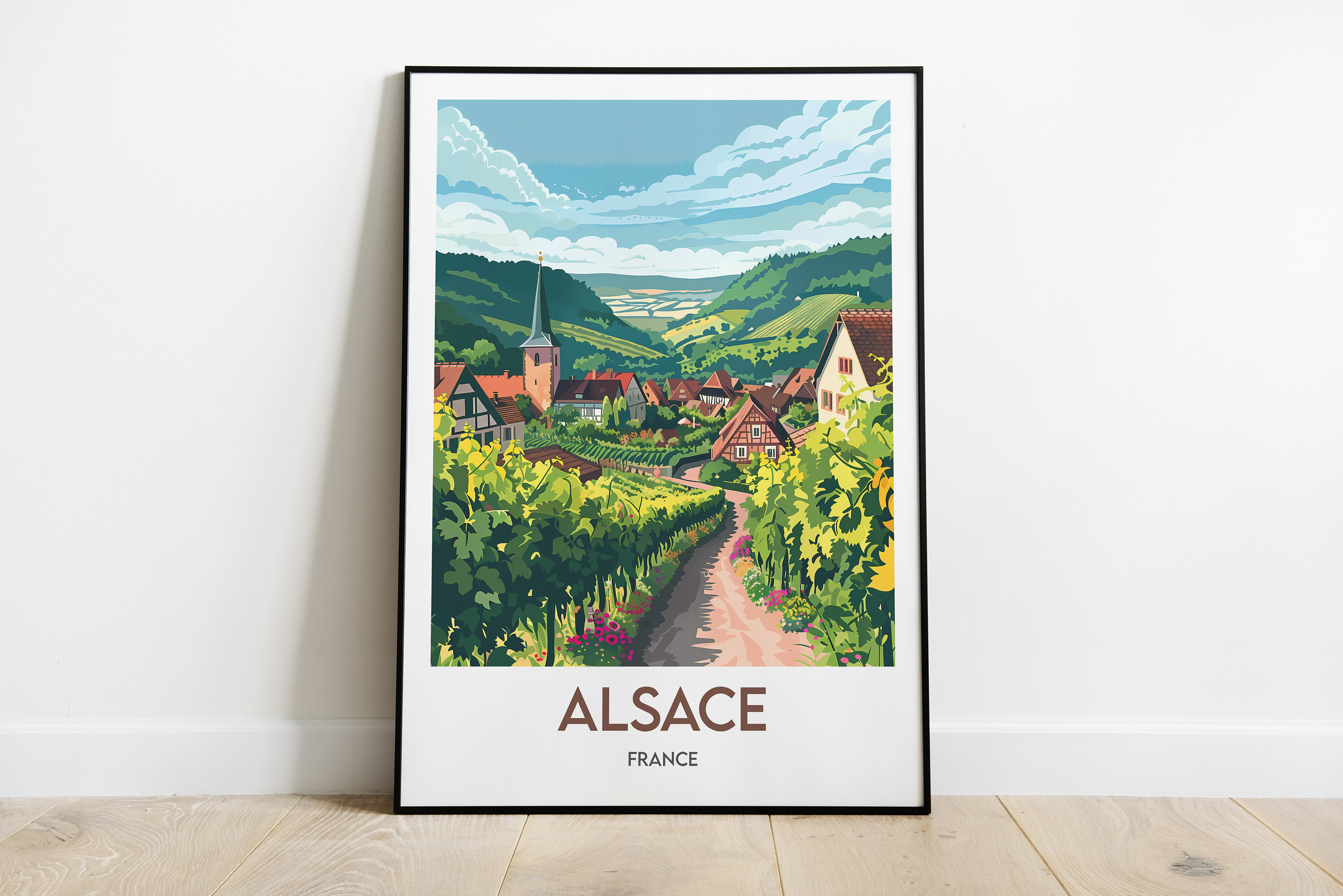 Alsace france art - Etsy 日本
