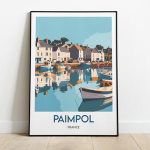 Cartaz de Paimpol | Cartaz de Paimpol | Cartaz da França | Arte de parede | Impressão de pôster de viagem