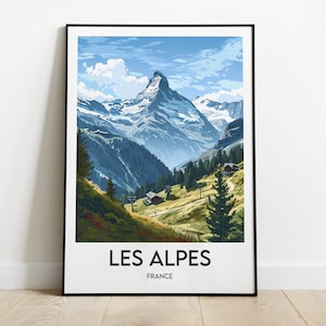 The Alps - France - The Alps Artwork Print