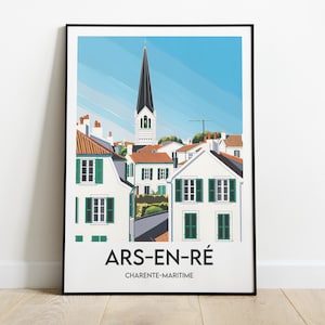 Póster de Ars-en-Ré - Póster de la Isla de Ré - Francia