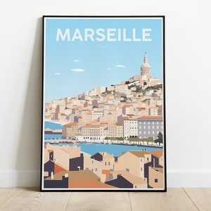 MARSEILLE | FRANCE | POSTER | Print