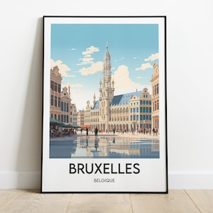 Brüssel Poster - Reiseposter