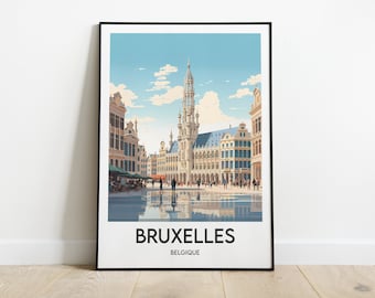Bruxelles poster - Travel Poster