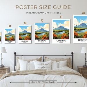Ometepe Nicaragua Poster: Künstlerische Illustration - Reisedekoration Bild 8