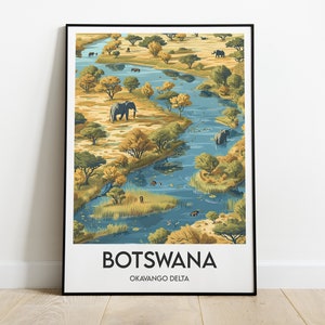 Botswana Poster - Okavangodelta Poster