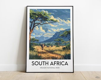 Poster del Sudafrica - Souvenir del Sudafrica
