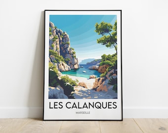 Póster Las Calanques - Marsella
