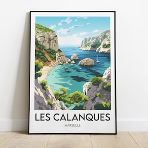 Las Calanques de Marsella - Póster - Impresión de viaje