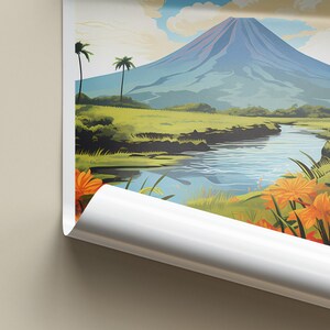 Ometepe Nicaragua Poster: Künstlerische Illustration - Reisedekoration Bild 7