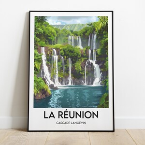 Reunion Island poster - France poster - France souvenir