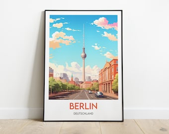 Poster Berlin - Germany - Travel Poster