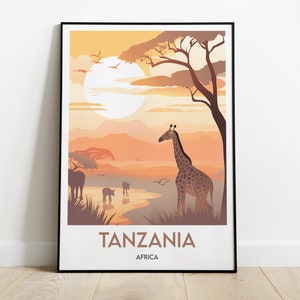 Tansania Poster - Afrika Poster