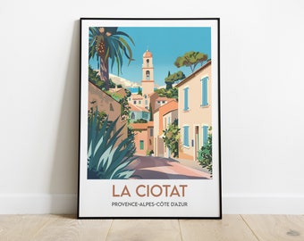 Art Côte d'Azur La Ciotat (Muurposter, Kust)