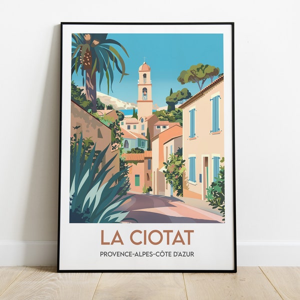 La Ciotat, PACA - Affiche, Poster - Déco - Art mural