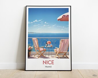 Poster Nice - Affiche Nice France