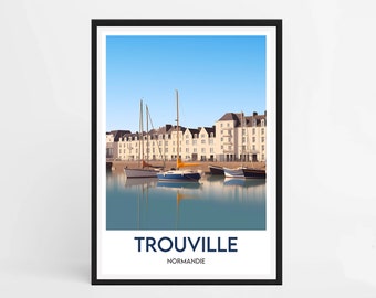 Trouville Poster - France Poster - French Souvenir