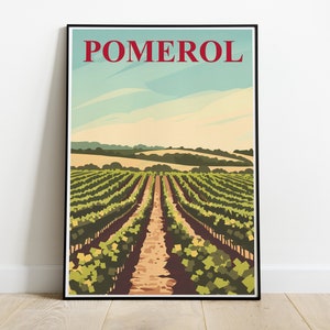 Poster di Pomerol - Poster di Pomerol - Lalande de Pomerol