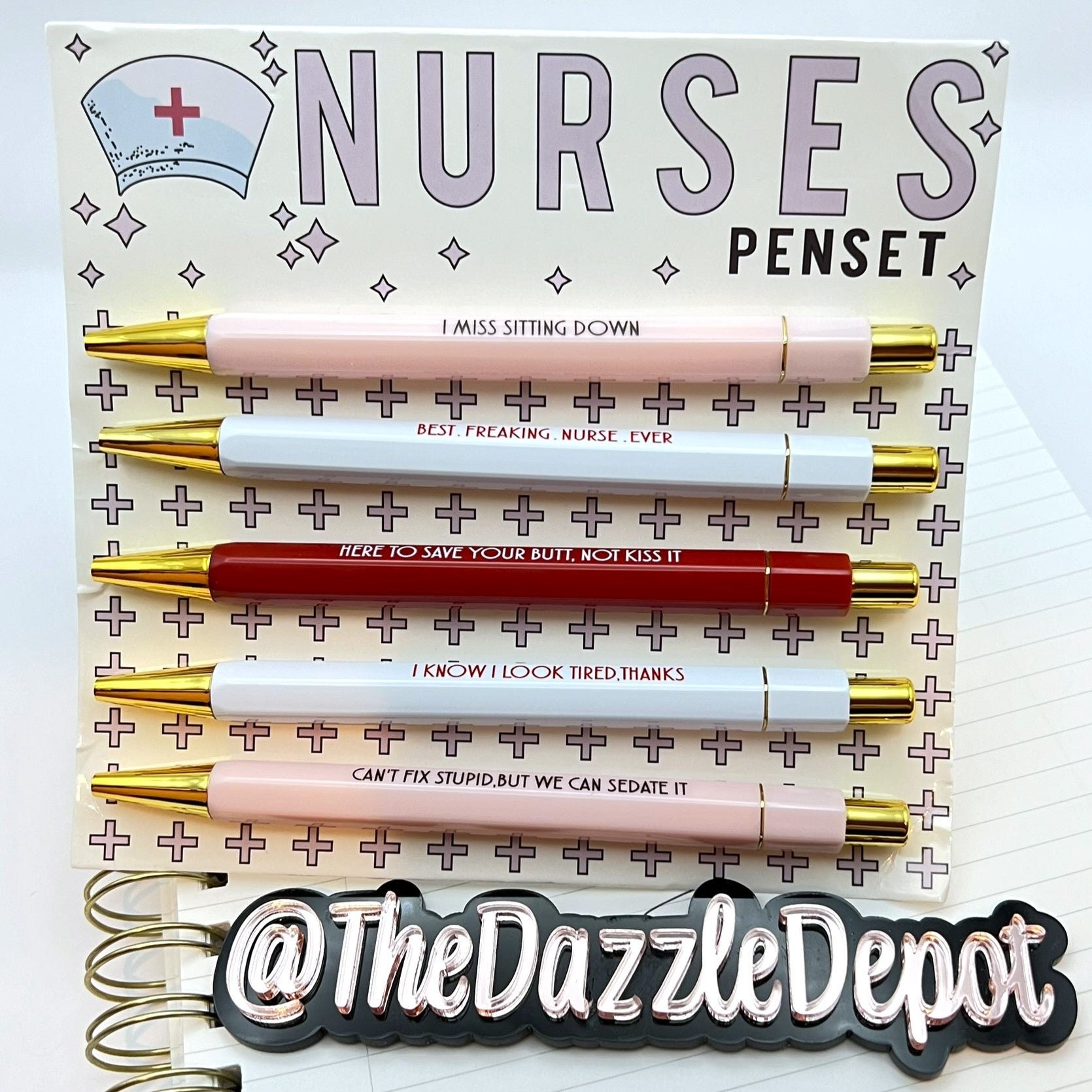 Snarky Pens Can't Say What You Want To Let Your Pen Do the Talking Multiple  Sayings and Colors to Choose From Great for Nurses 