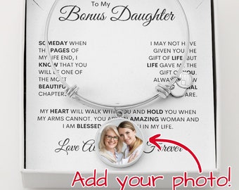 Bonus Daughter Gift To my Bonus Daughter Step Daughter Gifts From Stepmom Stepdaughter Gift Bonus Daughter Bonus Daughter Bracelet