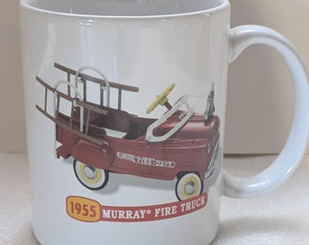 Taza Hallmark Kiddy Car Classics Camión de bomberos Murray de 1955, 1998