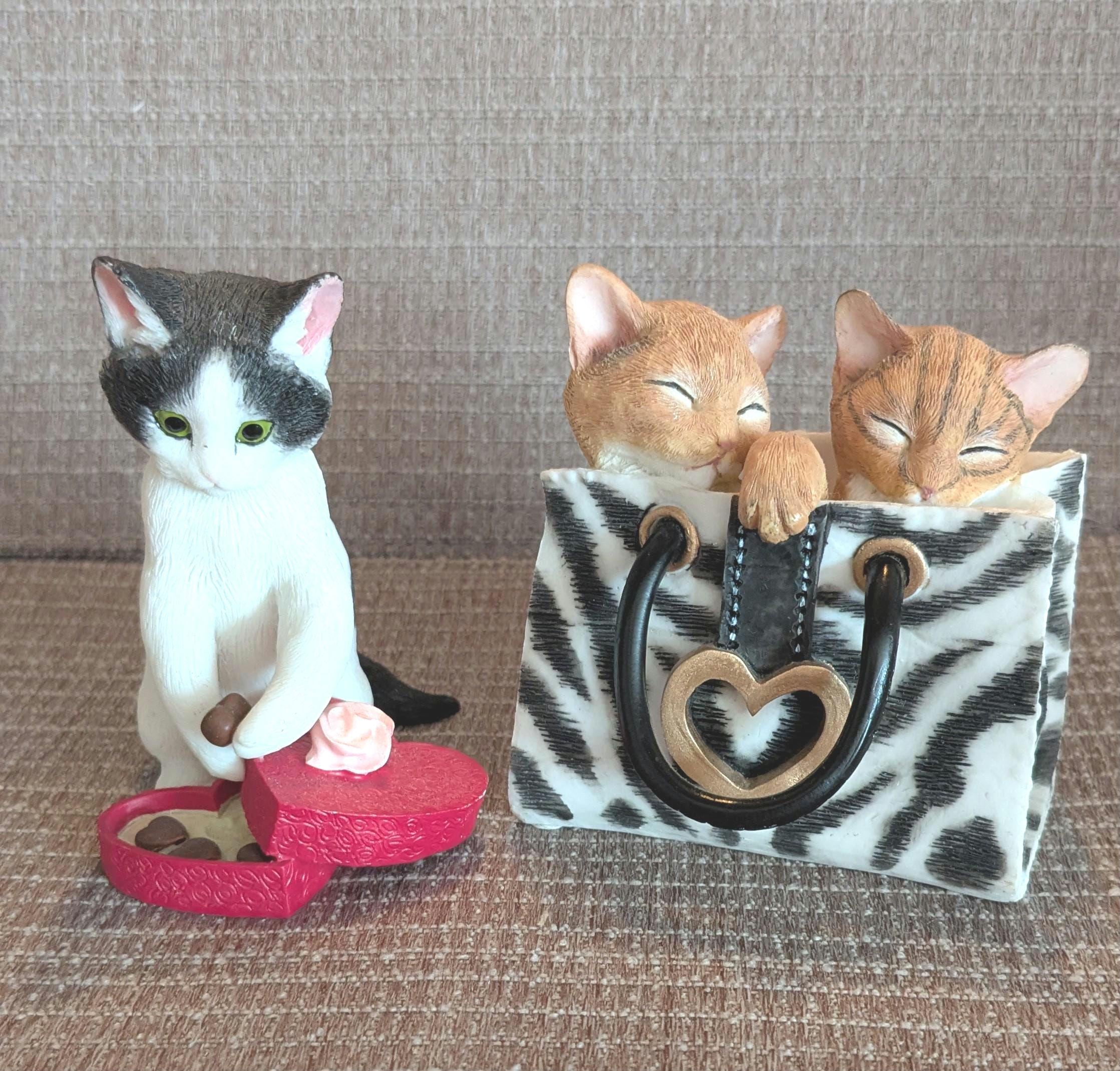 Country Artists Cat Figurines - Etsy
