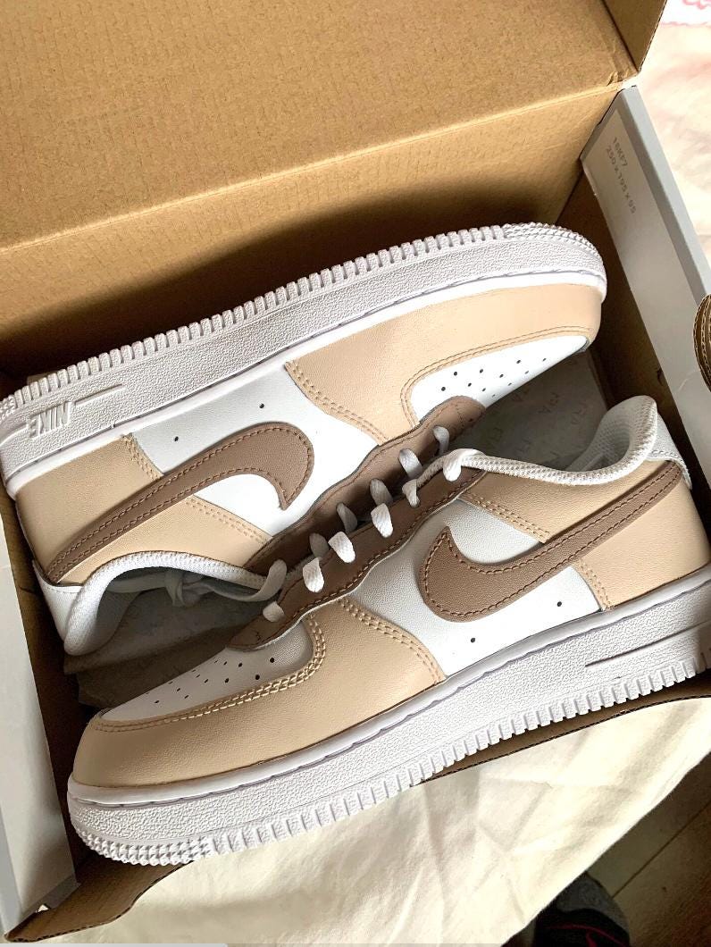 Dark Brown Nike Air Force 1 Etsy