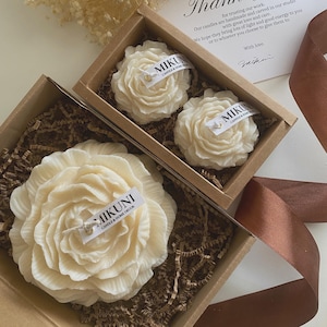 Peony Candle | Flower Candle | Soy Wax Candle