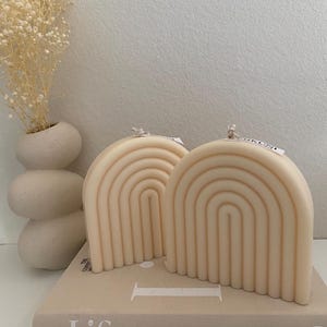 Arch Candle | Decoration Candle | Large Rainbow Candle | Home decor | Sculptural Candle | Minimalist Candle