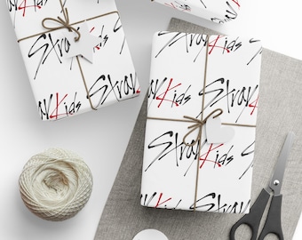 Inpakpapier verdwaalde waaier voor kinderen | Cadeaupapier met Kpop-thema