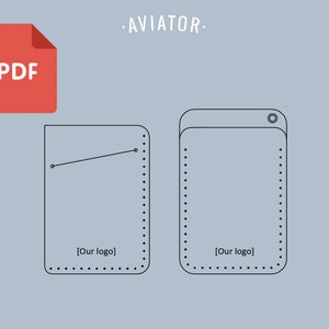 Tarjetero PDF #6-7 - Plantilla - Monedero Simple - Monedero de tarjeta PDF - Patrón 78