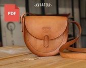 PDF Casual Round Bag - Template - Сrossbody - Waist Bag - Fanny Pack - Hip Bag - Pattern 28
