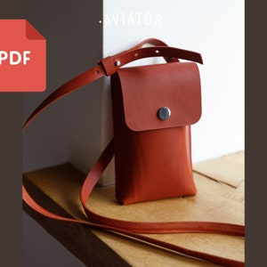 PDF Mini Tasche - Vorlage - Сrossbody - Taille Tasche - Hüfttasche - Muster 85