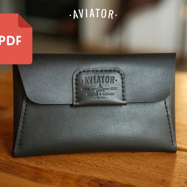 PDF Belt Bag 2 - Template - Long Wallet - Leather Clutch Wallet - Waist Bag - Fanny Pack - Hip Bag - Pattern 47