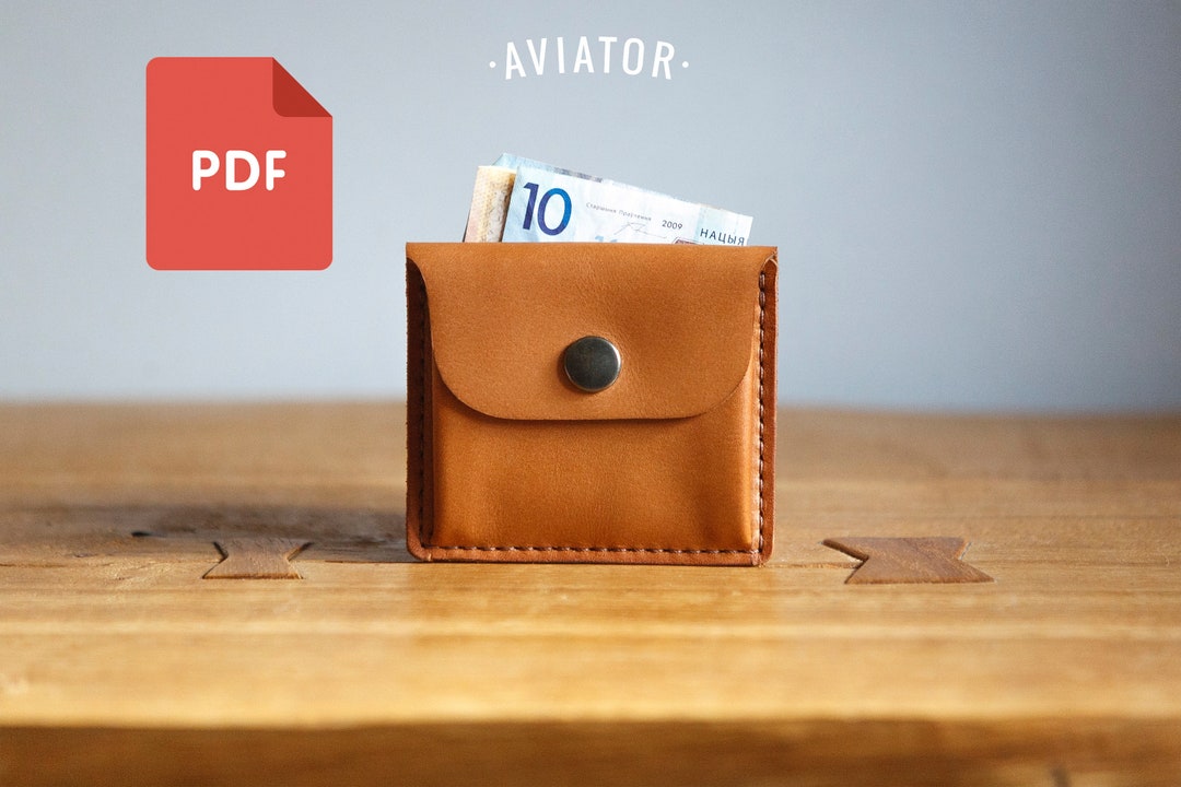 PDF Mini Wallet With Coins - Template - Simple Wallet - Card Wallet PDF ...