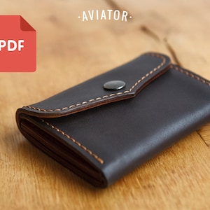 PDF Mini Wallet 2 - Template - Simple Wallet - Kartenmappe PDF - Schnittmuster 5