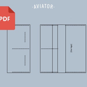PDF Cartera Larga 6 - Plantilla - Cartera Clutch de Piel - Patrón 82