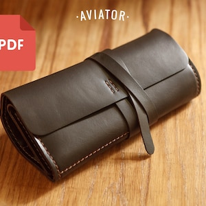 PDF Estuche Laminado Enrollado - Plantilla - Regalo para pintor - Estuche pintor - Patrón 11
