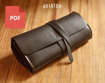 PDF Estuche Laminado Enrollado - Plantilla - Regalo para pintor - Estuche pintor - Patrón 11