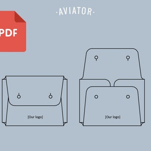 PDF Spielkarten Etui - Template - Simple Wallet - Kartenetui PDF - Schnittmuster 52
