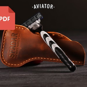 PDF Razor Case Holder Cover - Plantilla - Regalo para hombre - Bolsa de viaje - Kit de aseo - Bolsa de afeitar - Padrinos de boda - Patrón 10