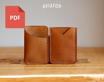 Tarjetero PDF #8-9 - Plantilla - Monedero Simple - Monedero de tarjeta PDF - Patrón 49