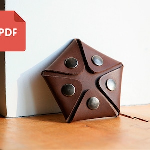 PDF Monedero #pentagonal - Plantilla - Billetera Simple - Billetera de Bolsillo - Patrón 51