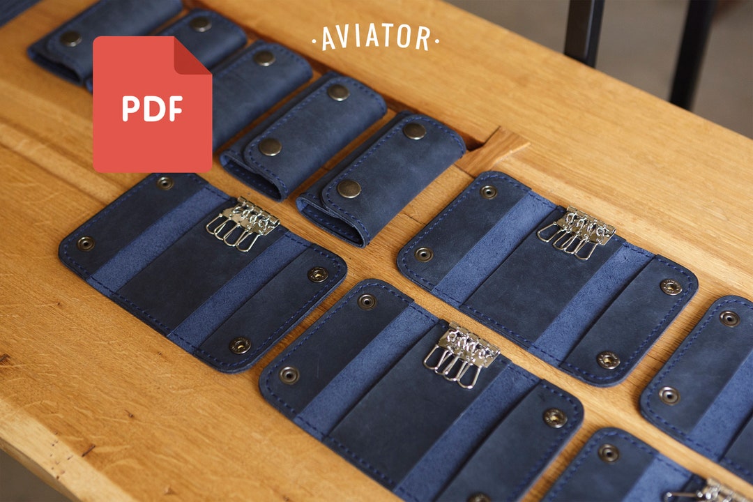 PDF Key Holder Template Leather Key Case Key Pouch Key Bag Keys Cover