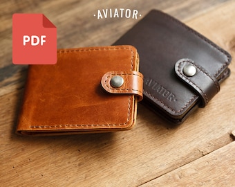 PDF Billetera Bifold Con Monedas 1 - Plantilla - Billetera Simple - Billetera para tarjetas PDF - Billetera Bifold - Patrón 6