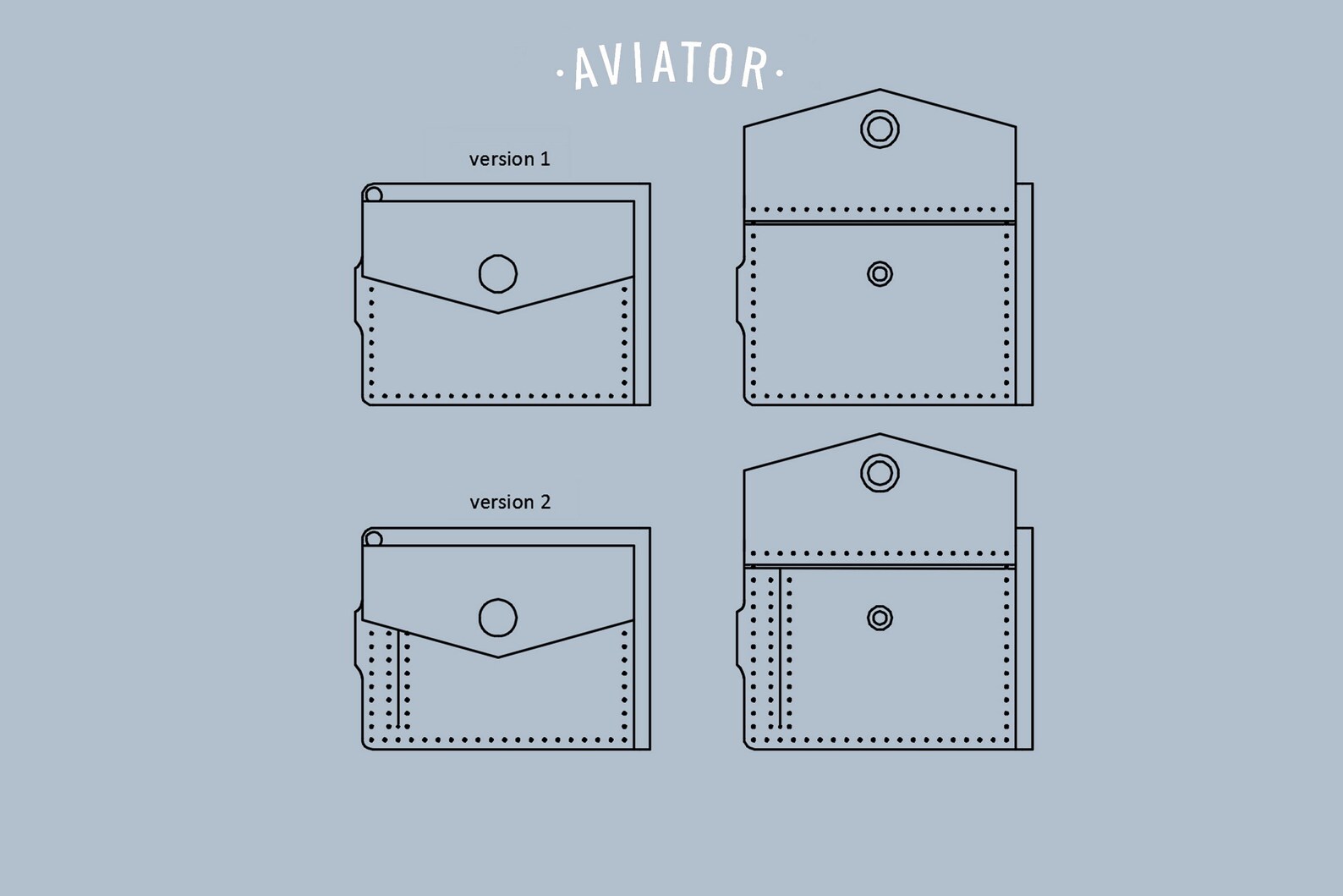 PDF Bifold Wallet With Coins 2 - Template - Simple Wallet - Card Wallet ...